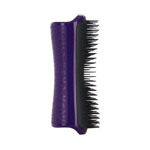 TANGLE TEEZER Расческа для вычесывания шерсти Pet Teezer De-shedding & Dog Grooming Brush Purple & Grey от компании Admi - фото 1