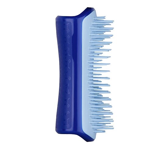 TANGLE TEEZER Расческа для вычесывания шерсти Pet Teezer Small DeShedding & Dog Grooming Brush Sky Blue от компании Admi - фото 1