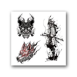 TATTS Переводная тату Demons 10*10см