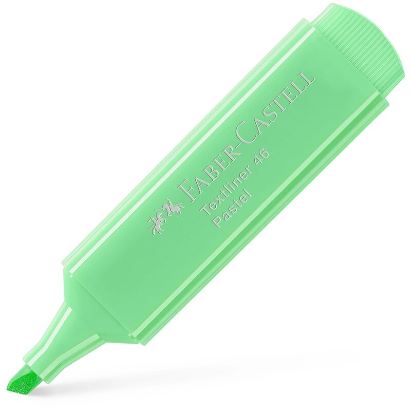 Текстовыделитель Faber-Castell «46 Pastel» светло-зеленый от компании Admi - фото 1