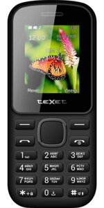Телефон Texet TM-130 Черно-красный