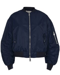 Темно-синяя куртка-бомбер Ermanno Firenze