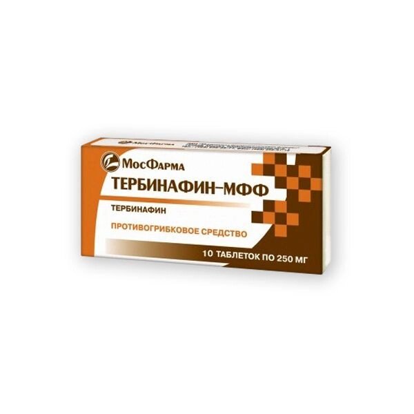 Тербинафин-МФФ таблетки 250мг 10шт от компании Admi - фото 1