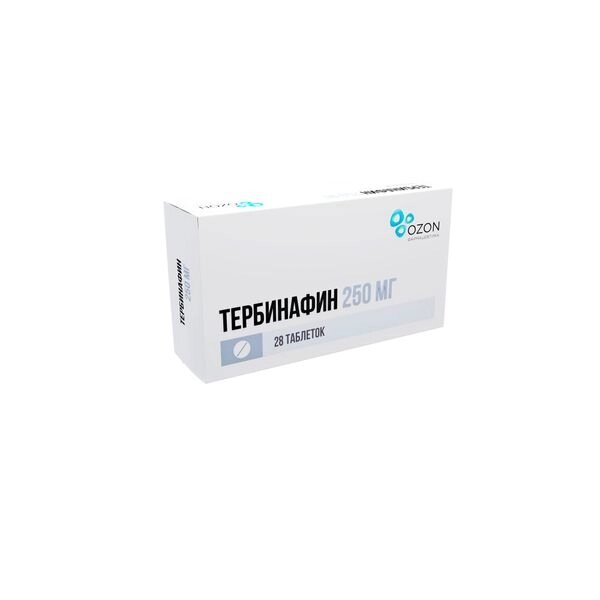 Тербинафин таблетки 250мг 28шт от компании Admi - фото 1