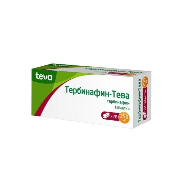 Тербинафин-Tева таблетки 250мг 28шт от компании Admi - фото 1