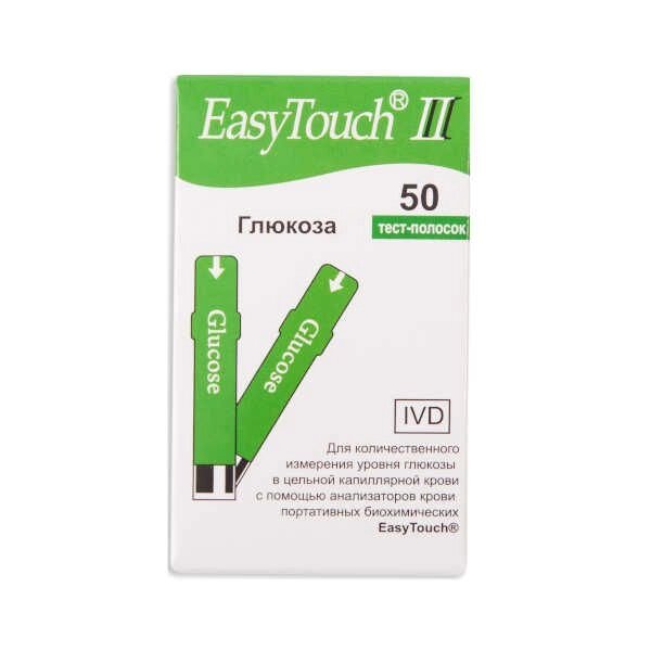Тест-полоски для глюкометра Easy Touch/Изи Тач 50шт от компании Admi - фото 1