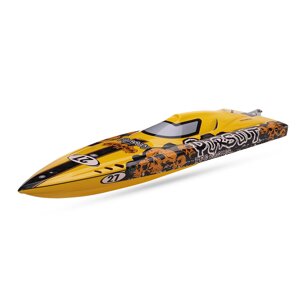 TFL 1106 Pursuit Fiberglass 82cm Бесколлекторный RC Лодка Anti-Capsize 120A ESC без передатчика Сервопривод Батарея Заря