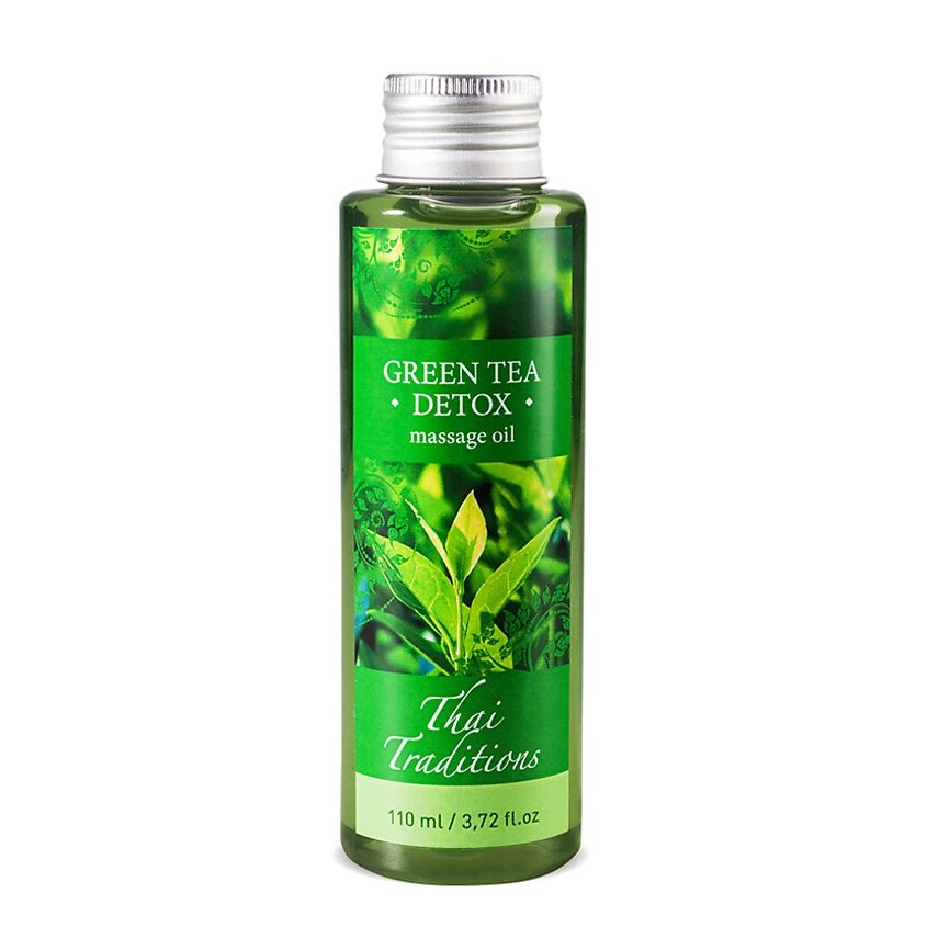 THAI TRADITIONS Антицеллюлитное масло для массажа тела лимфодренажное от растяжек Зеленый Чай Детокс 110.0 от компании Admi - фото 1