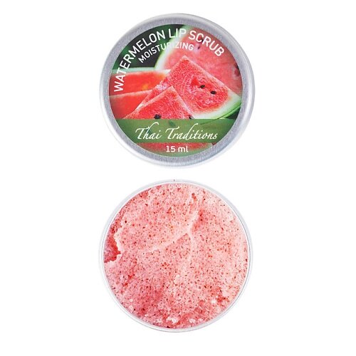 THAI TRADITIONS Скраб для губ сахарный для снятия водостойкого макияжа с маслами Арбузный Фреш 15.0 от компании Admi - фото 1