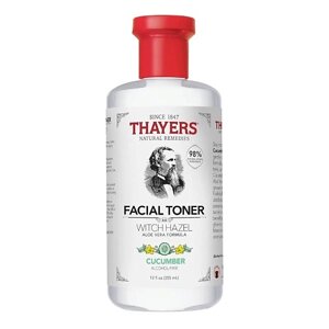 THAYERS Тонер для лица без спирта с гамамелисом и огурцом Witch Hazel Cucumber Facial Toner