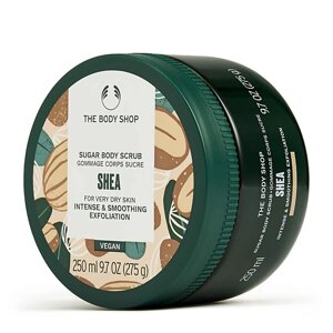 THE BODY SHOP Смягчающий сахарный скраб для тела Shea 250.0