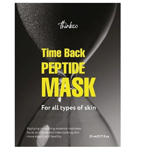 Thinkco маска-салфетка для лица с пептидами, TIME BACK peptide MASK 23.0