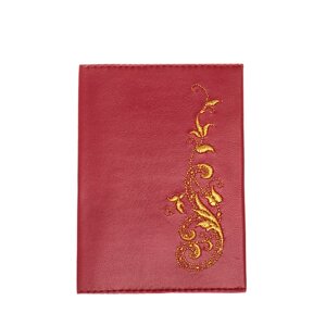 Торжокские золотошвеи обложка для паспорта кожа нат мод 816 рис 1475