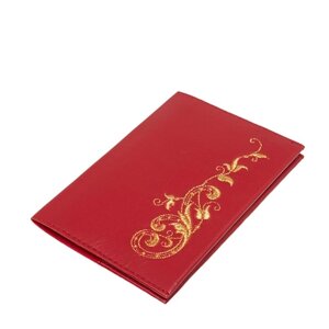 Торжокские золотошвеи обложка для паспорта кожа нат мод 816 рис 1475
