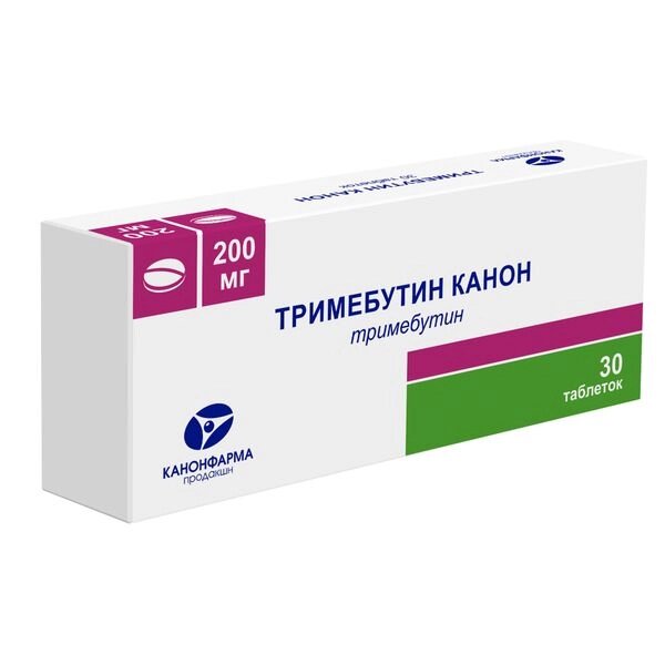 Тримебутин Канон таблетки 200мг 30шт от компании Admi - фото 1