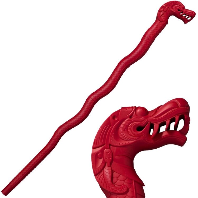 Трость- Lucky Dragon Walking Stick Red от компании Admi - фото 1