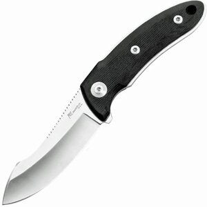 Туристический охотничий нож с фиксированным клинком Katz Kagemusha NFX, сталь XT-80, рукоять kraton