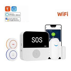 Tuya WiFi Smart Home Аварийная система Security Набор Дистанционный APP Monitoring Противоугонная сигнализация Звук двер