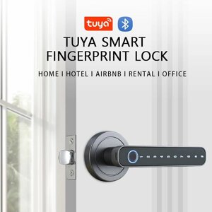 Tuya Smart Door Bluetooth Замок Интеллектуальная противоугонная дверь Замок Приложение с динамическим паролем для разбло