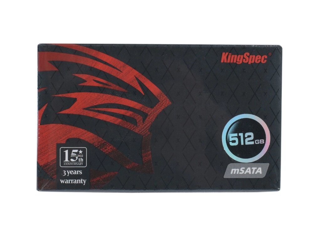 Твердотельный накопитель KingSpec SSD mSATA MT Series 512Gb MT-512 от компании Admi - фото 1
