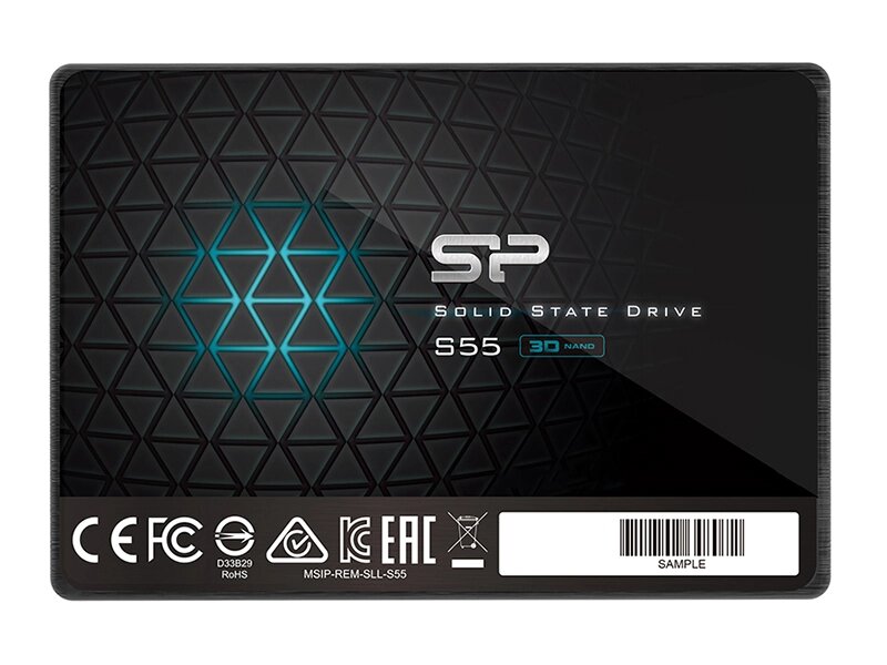 Твердотельный накопитель Silicon Power Slim S55 480Gb SP480GBSS3S55S25 от компании Admi - фото 1