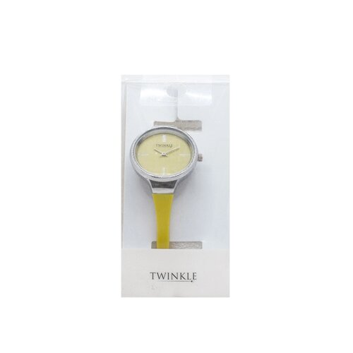 TWINKLE Наручные часы с японским механизмом, модель: Modern Yellow"