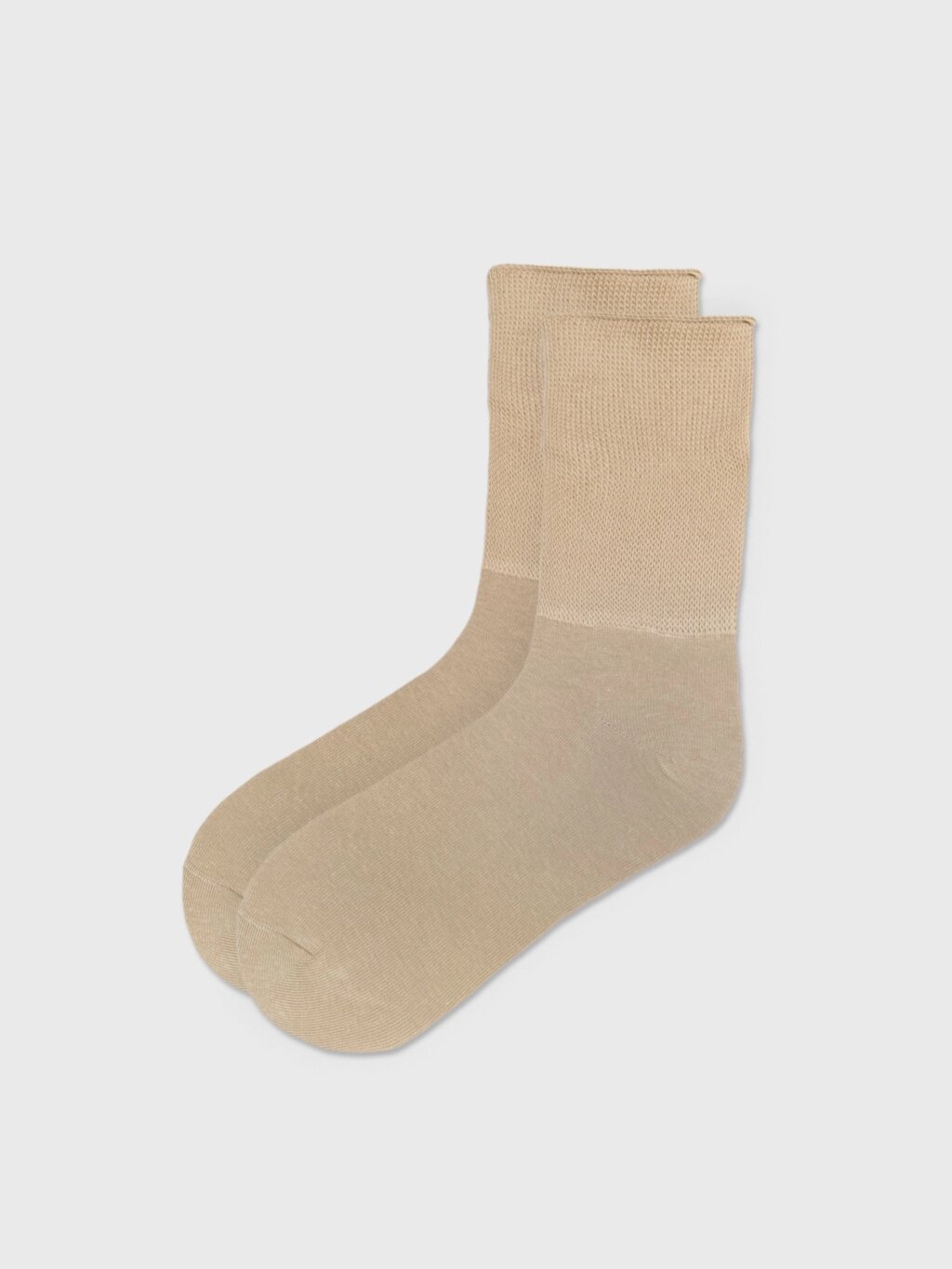 Удлинённые носки бежевые (35-37) от компании Admi - фото 1