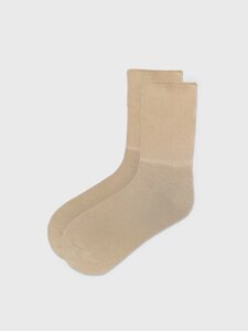 Удлинённые носки бежевые (38-40)