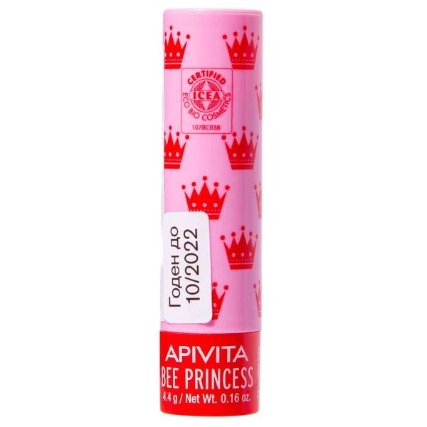Уход для губ принцесса пчела Био Apivita/Апивита стик 4,4г от компании Admi - фото 1