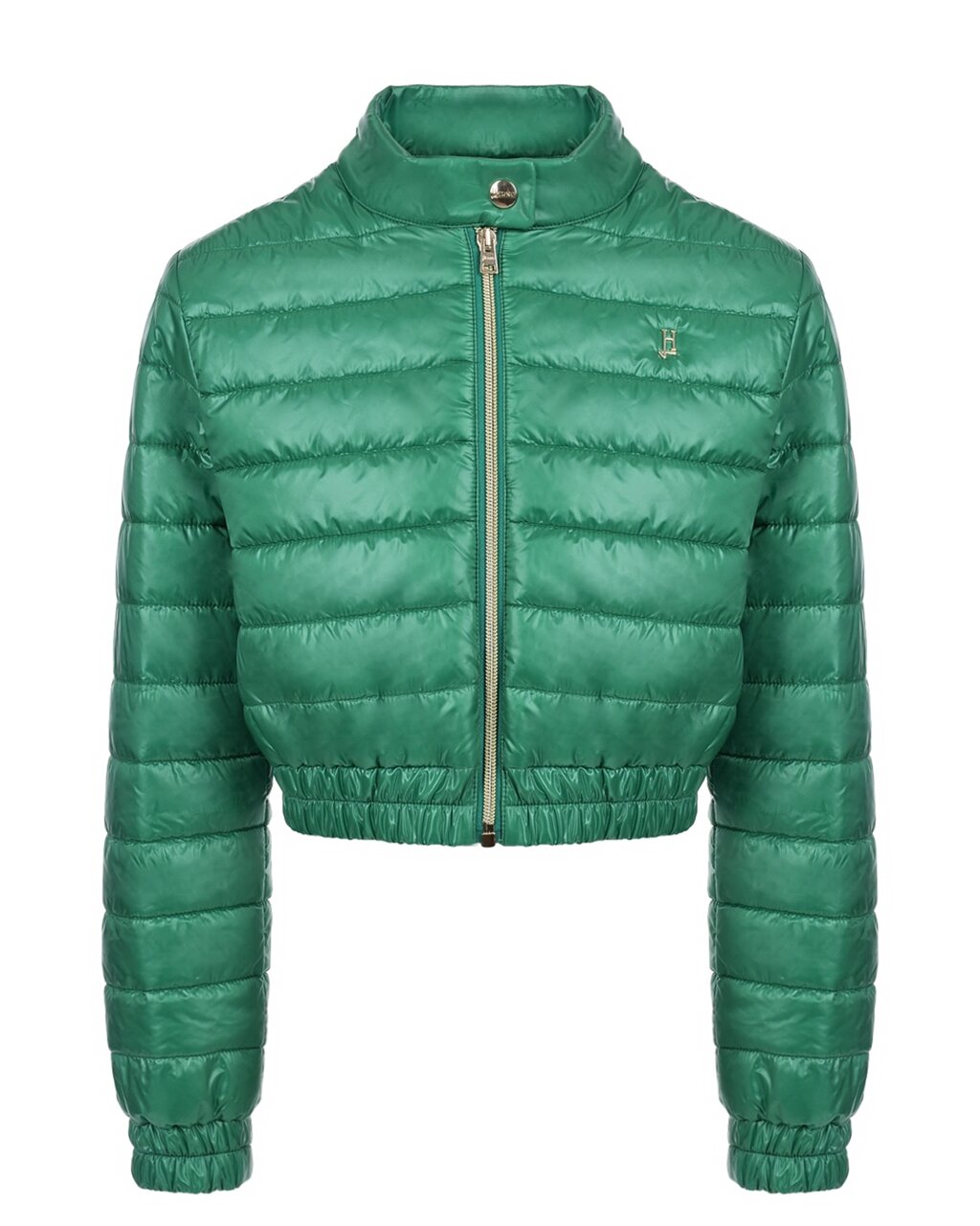 Укороченная куртка зеленого цвета Herno от компании Admi - фото 1