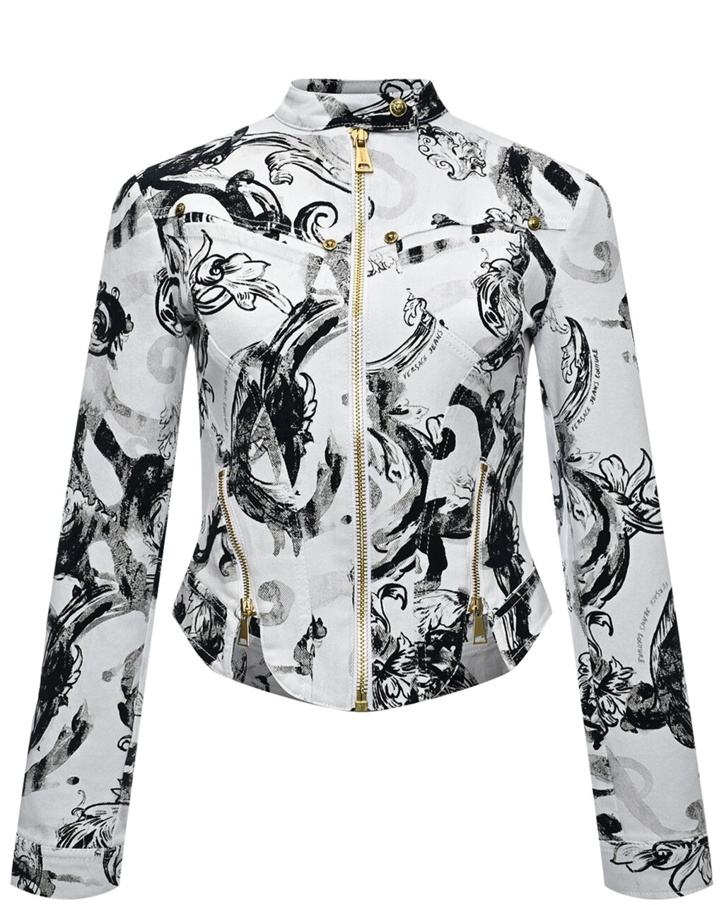 Укороченная приталенная куртка Versace Jeans Couture от компании Admi - фото 1