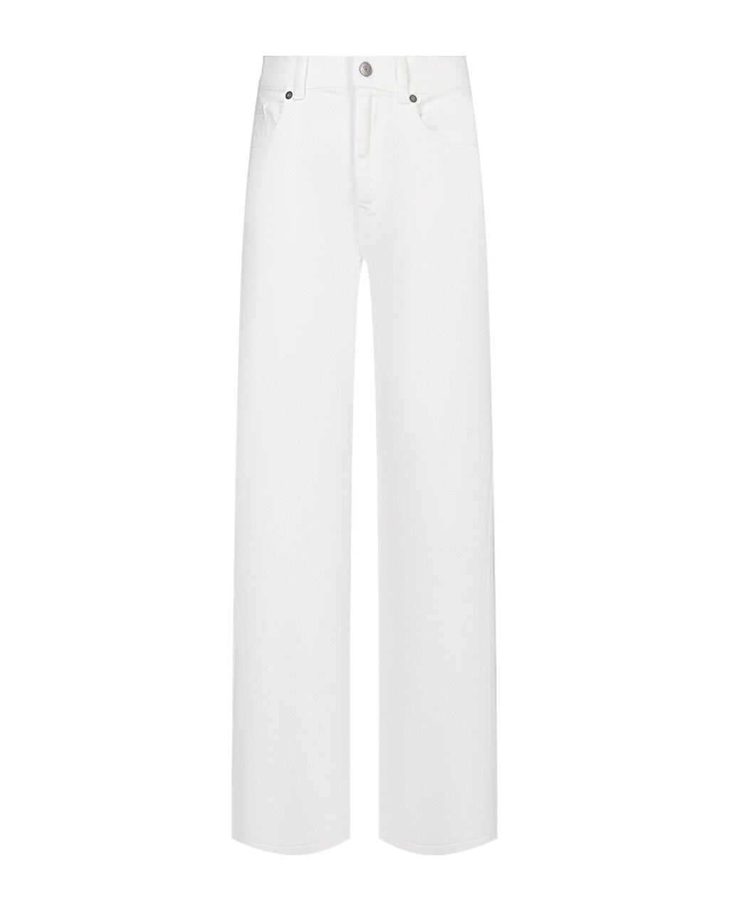 Укороченные джинсы, белые Parosh от компании Admi - фото 1