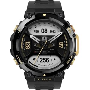 Умные часы Amazfit T-REX 2, черно-золотые (A2170)