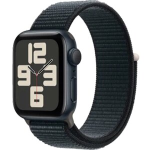 Умные часы Apple Watch SE 2023, 40 мм, Midnight Sport Loop, Midnight Aluminium (MRE03)