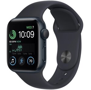 Умные часы Apple Watch SE2, 40 мм, S/M, Sport band, Midnight Aluminium