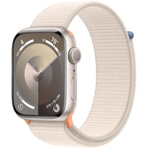 Умные часы Apple Watch Series 9, 41 мм, Sport Loop, Starligth Aluminium (MR8V3LL/A)