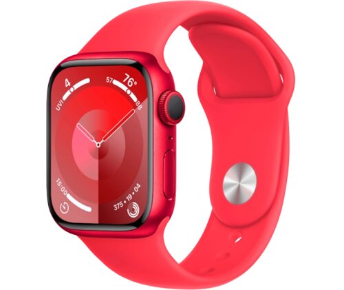 Умные часы Apple Watch Series 9, 45 мм, Sport Band, Red, size L