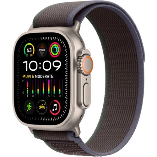 Умные часы Apple Watch Ultra 2, 49 мм, S/M, Trail Loop, Blue/Black (MRFQ3)