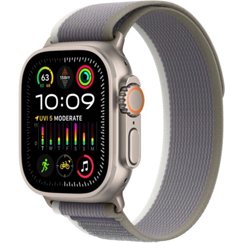 Умные часы Apple Watch Ultra 2, 49 мм, S/M, Trail Loop, Green/Gray (MRFN3)