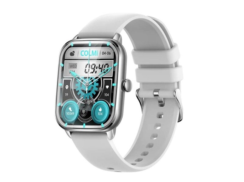 Умные часы Colmi C61 Silicone Strap Silver-Grey от компании Admi - фото 1