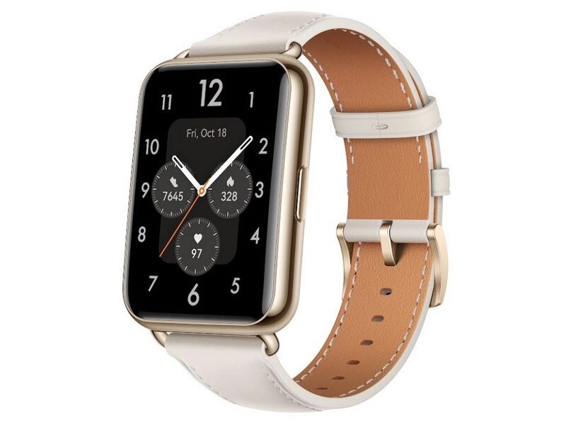 Умные часы Huawei Watch Fit 2 Yoda-B19V Moonlight White Leather Strap 55029265 от компании Admi - фото 1