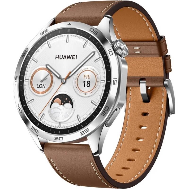Умные часы Huawei Watch GT 4 Brown 55020BGX от компании Admi - фото 1