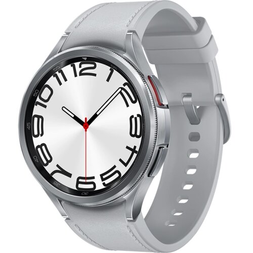 Умные часы Samsung Galaxy Watch6 Classic 47mm, серебристые (SM-R960NZSACIS)