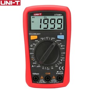 UNI-T UT33B+ Цифровой Мультиметр Ручной измеритель переменного тока постоянного тока 200 мВ~600 В постоянного тока 10A Т