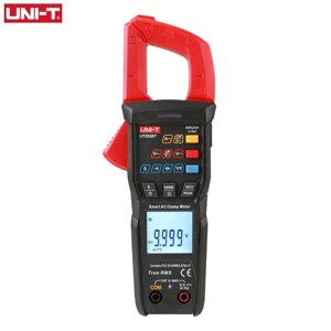 UNI-T Новый цифровой Зажим измеритель УТ202БТ Bluetooth подключение 600A AC/DC ток напряжение 9999 отсчетов TRMS NCV амп
