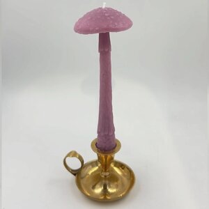 Unification LOVE свеча "гриб мухомор" розового цвета 1.0
