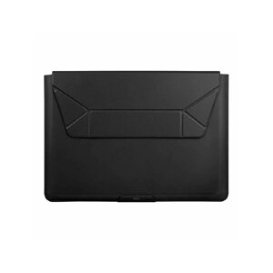 Uniq для ноутбуков 14 чехол Oslo leather Magnetic Laptop sleeve черный