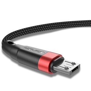 УСЛИОН 3A USB-A кабель Micro USB QC3.0 для быстрой зарядки и передачи данных Медь Core Line 1M/2 м длиной для Samsung дл