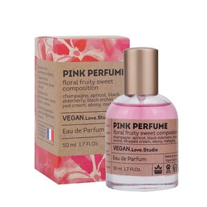 VEGAN. LOVE. STUDIO Парфюмерная вода женская Pink Perfume абрикос шампанское взбитые сливки 50.0