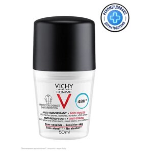 VICHY HOMME Дезодорант-антиперспирант защита от пятен 48 часов